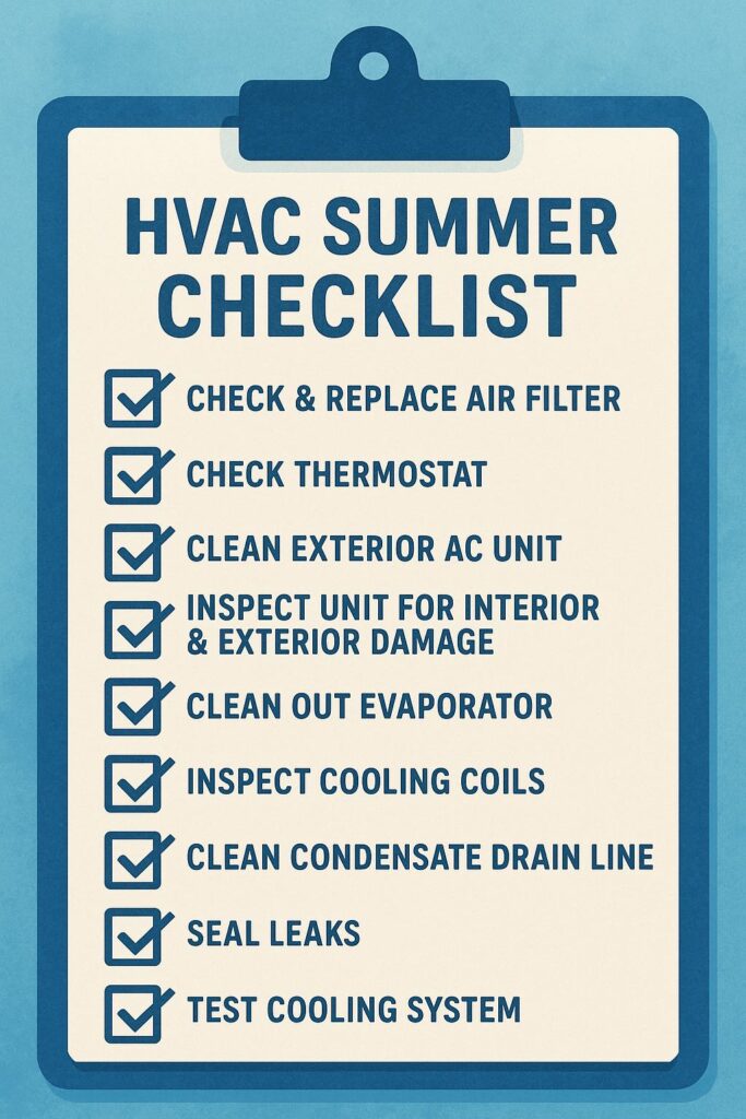 summer-air-conditioning-maintenance-checklist